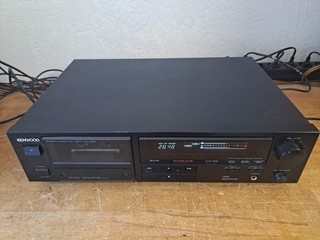 Kenwood KX 3010 Kompakt Kassetten Tape Deck Player Schwarz Geprüft