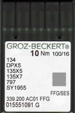 Groz Beckert 134 DP x 5  Industrial Sewing Machine Needles 100 packs 