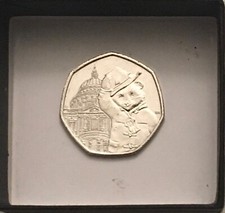 50p Paddington bear st paul's cathedaral