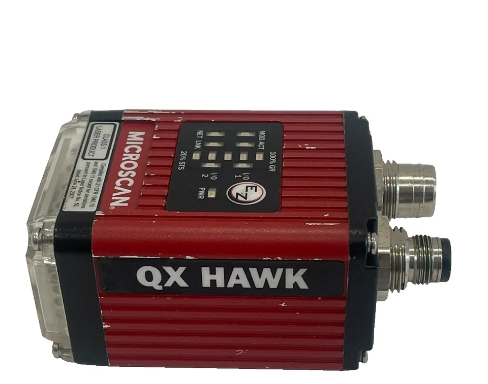 USED MICROSCAN FIS-6801-1210G FIXED BARCODE SCANNER QX HAWK FIS68011210G - Image 4 of 4