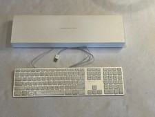 Apple Keyboard With Numeric Keypad Wired Model Genuine Apple A1243 EMC 2171