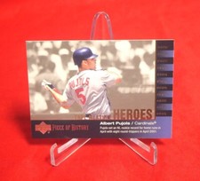 Albert Pujols Upper Deck Tape Measure Heroes 2002 Baseball Card #TM19