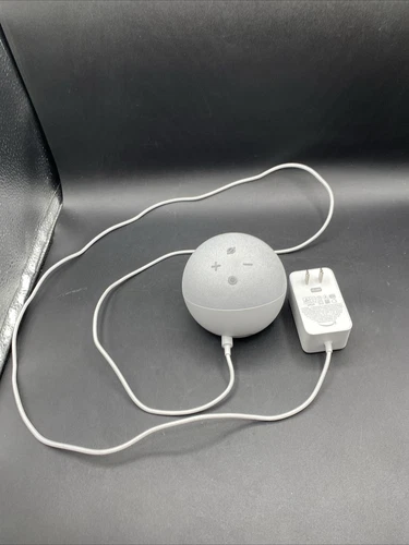 Echo Dot (4th Gen.) B7W64E Smart Speaker - White W/ Power Cord