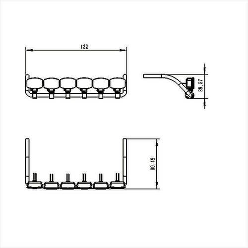 LESU RC Roof Light Spotlight 1/14 For TAMIYA Highline 1851 3363 Tractor Truck - Picture 4 of 4
