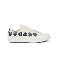 Converse x Comme des Garçons PLAY Chuck Taylor '70 All Star Low Milk Men Shoes