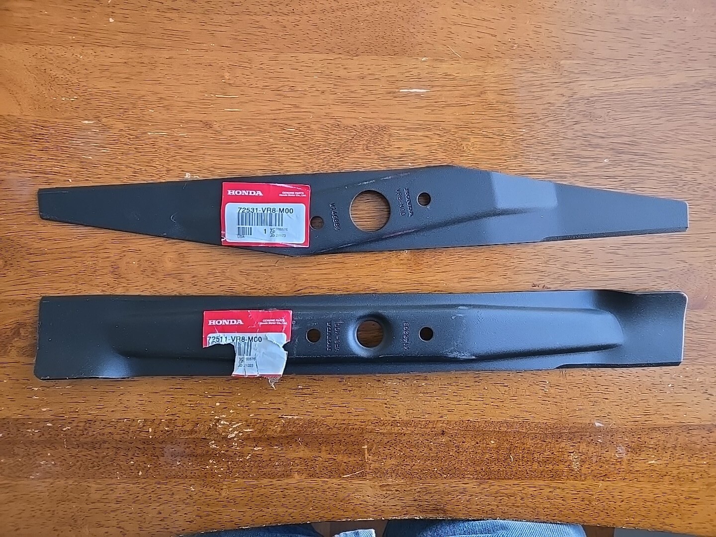 Honda Original Equipment Blade Set 72511VR8M00 & 72531VR8M00 eBay