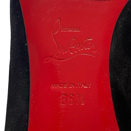 Christian Louboutin EU Size 36.5 Black Women Pumps heel Used Shoes Ae1230 - Picture 12 of 12