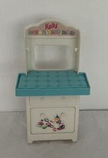 90s Barbie Doll House Furniture Kelly Baby Nursery Changing Table Hamper