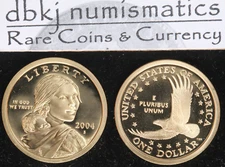2004 S Proof Native American Sacagawea Dollar $1 - Choice to Gem Proof