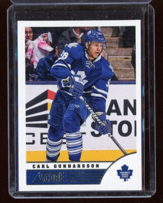 2013-14 Score Red Back #482 Carl Gunnarsson