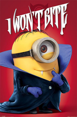 MINIONS - I Wont Bite - Poster gerollt - Kinoplakat Filmplakat 