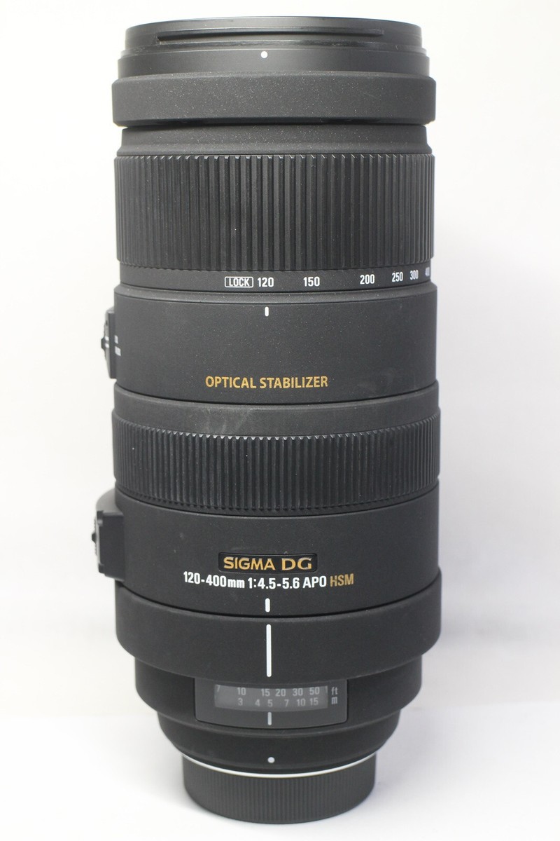 AS IS Sigma APO 120-400mm F4.5-5.6 DG OS HSM Zoom Lens for Nikon