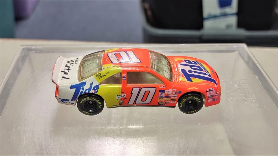 Coche de carreras Tide Ricky Rudd vintage 1989 Hot Wheels 1:64 diecast #10 Foto 3 de 4