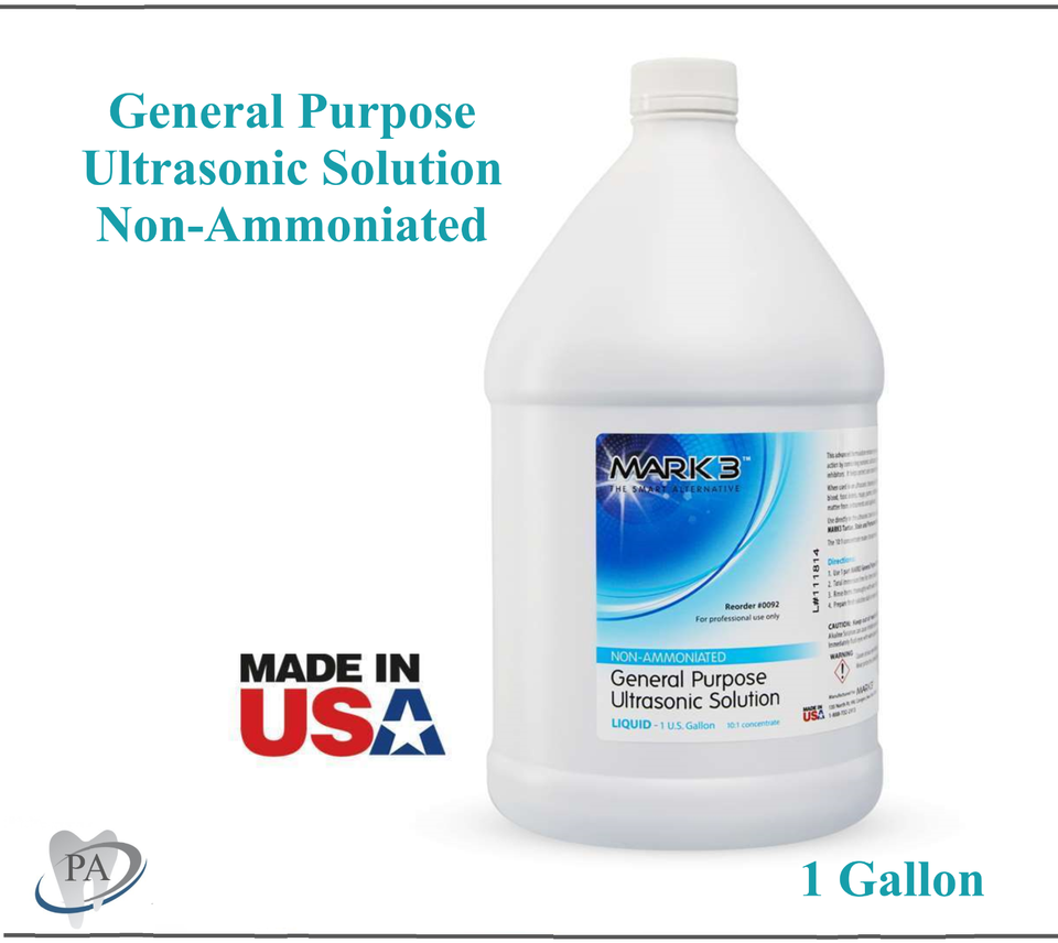 Dental Ultrasonic Solution NonAmmoniated, 1 Gln, 101, General