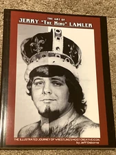 Art of Jerry The King Lawler Career Compendium Book Memphis Wrestling WWE 2024