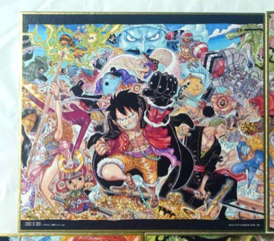 Ichibankuji One Piece Eiichiro Oda Original Drawing Colored