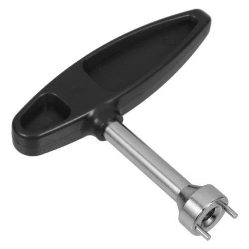 Gearless Type Plastic Handle Shoes Spike Wrench with Long Pegs (Black)