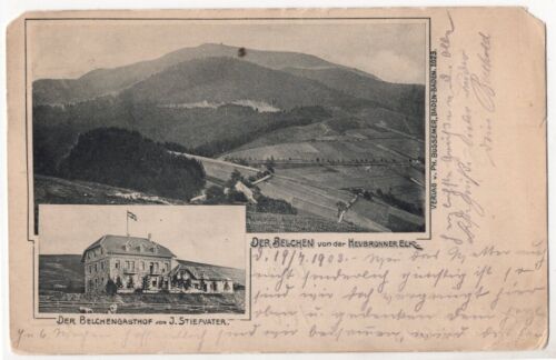 BELCHENGASTHOF DER BELCHEN SCHWARZWALD GERMANY ANTIQUE POSTCARD 1903 91221 Q