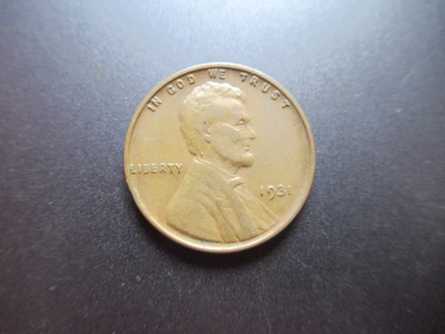 1931 P Lincoln Wheat Penny Cent F - VF
