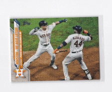 YORDAN ALVAREZ & ALEX BREGMAN '20 TOPPS UPDATE WE HAVE LIFTOFF CARD-GRAB IT!