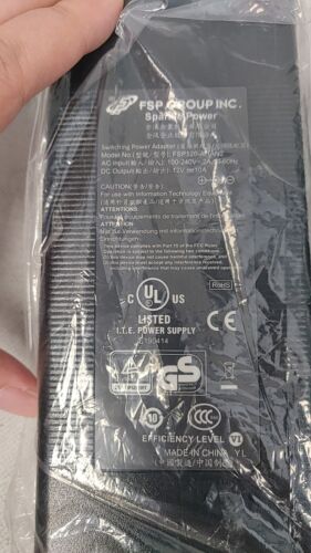 NEW FSP Genuine AC Adapter FSP120-AHAN3 12V 10A Chager w/ Power Cord - Picture 2 of 3