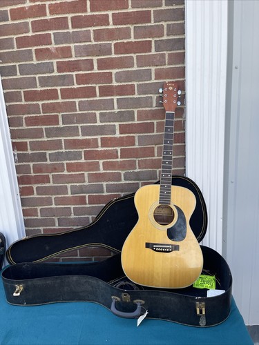 Vintage Kingston V-1 Acoustic Guitar Korea w/case See Details A1