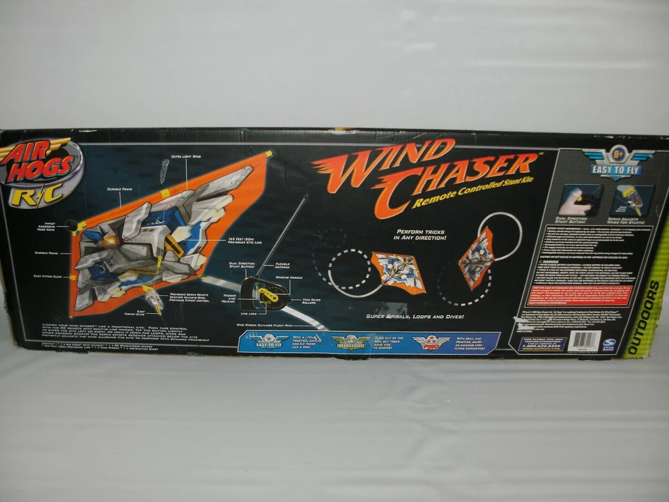2008 Spin Master Air Hogs Wind Chaser Remote Controlled Stunt Kite NIB - Image 4 of 4
