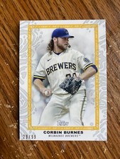 2022 Topps Rip CORBIN BURNES Ripped Base 29/99 Brewers