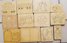 Accucut & Cross-Cuts Cutting Dies 3/8'' Thick - Different Sizes