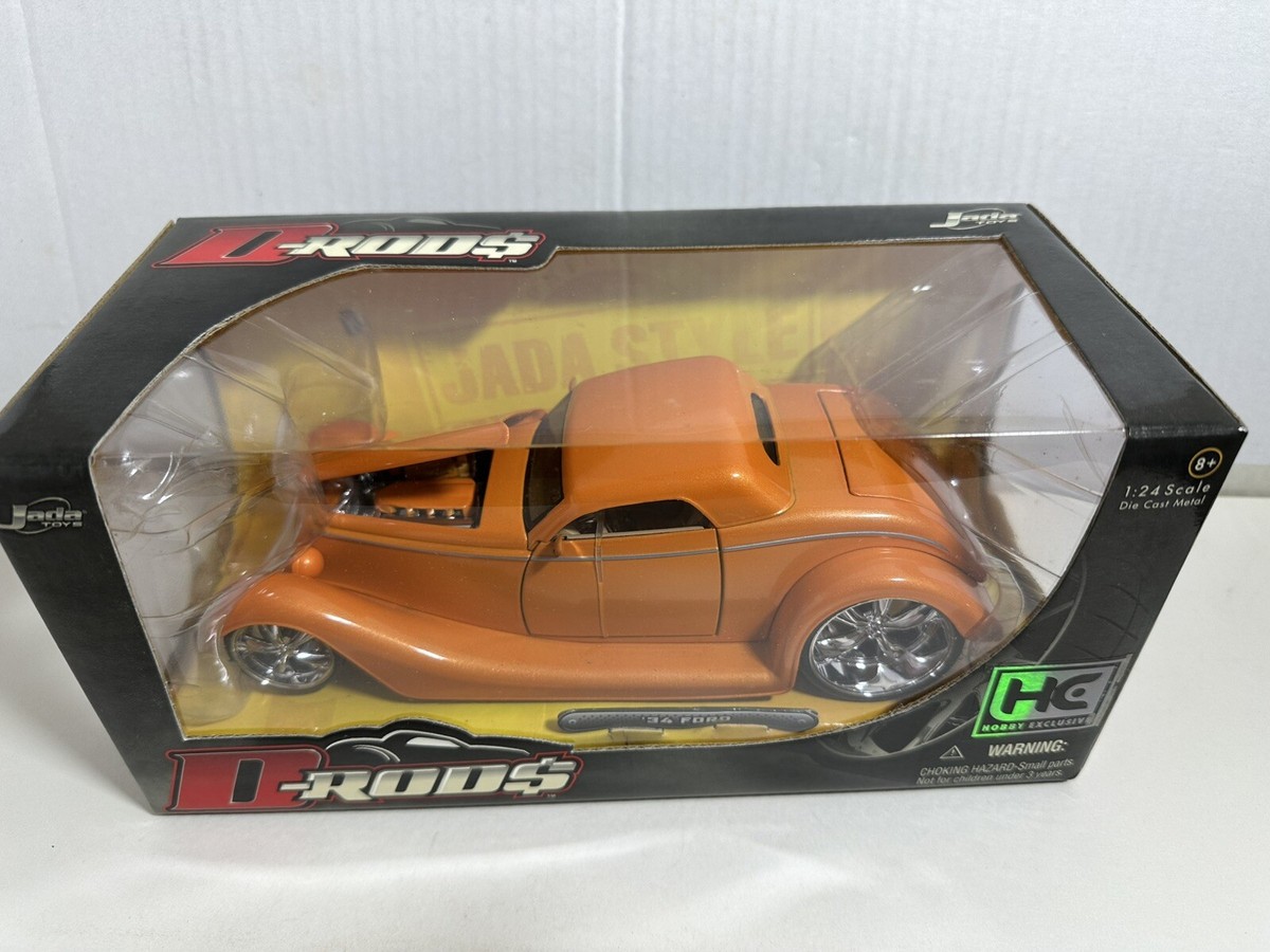 JADA D-RODS 1934 FORD ORANGE 1:24 HE HOBBY EXCLUSIVE DIECAST MODEL