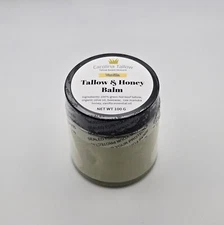 Vanilla- Tallow and Honey Balm (100% grass-fed), 4oz Jar (100g)