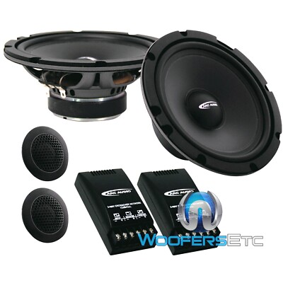 ARC AUDIO X2 6.2 6.5'' 120W RMS CAR AUDIO COMPONENT TWEETERS SPEAKERS CROSSOVERS