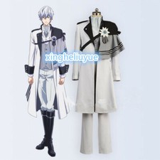 B-PROJECT Kitakado Tomohisa White Uniform Outfit Cosplay Costume :Free shipping