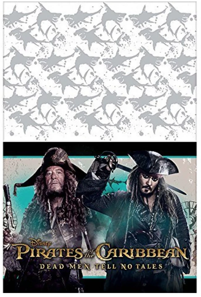Disney Piratas del Caribe Funda de Mesa de Plástico Niños Cumpleaños Fiesta Suministros Foto 2 de 4