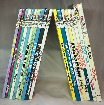 Lot of 18 Beginners + Bright and Early Children s Hardcover Books Dr Suess +