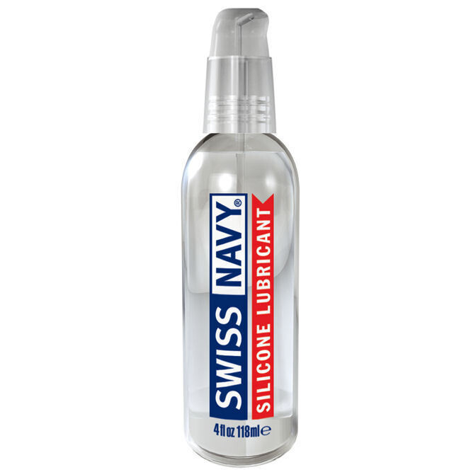 New Swiss Navy Premium Silicone Silky Smooth Massage Lubricant Lube Pump 2 oz