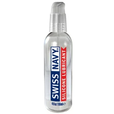 New Swiss Navy Premium Silicone Silky Smooth Massage Lubricant Lube Pump 2 oz
