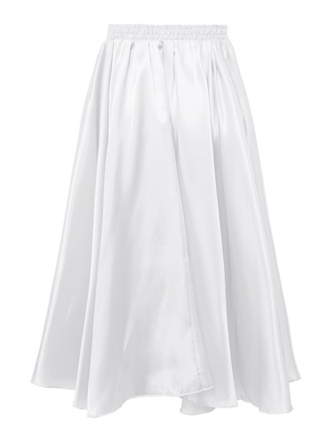 Kids Girls Chiffon Dance Skirt Lyrical Ballet Latin Jazz Stage Performance Party - Picture 121 of 133