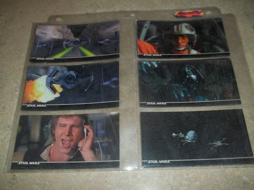Juego de tarjetas WideVision Star Wars 3Di Topps 1996 (63) y tarjeta MultiMotion - Imagen 4 de 5