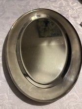 Große Servierplatte/Aufschnittplatte Edelstahl rostfrei Ca.50 x 26 x 2 Cm LxBxH