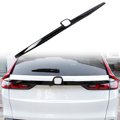 for Honda CR-V 2023-2026 Rear Trunk Lid Molding Stripe Cover 1pc (Glossy Black )