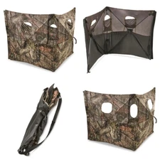 Dual Hub Hunting Turkey Blind Mossy Oak Break Up Country Built-in Stake Pocket