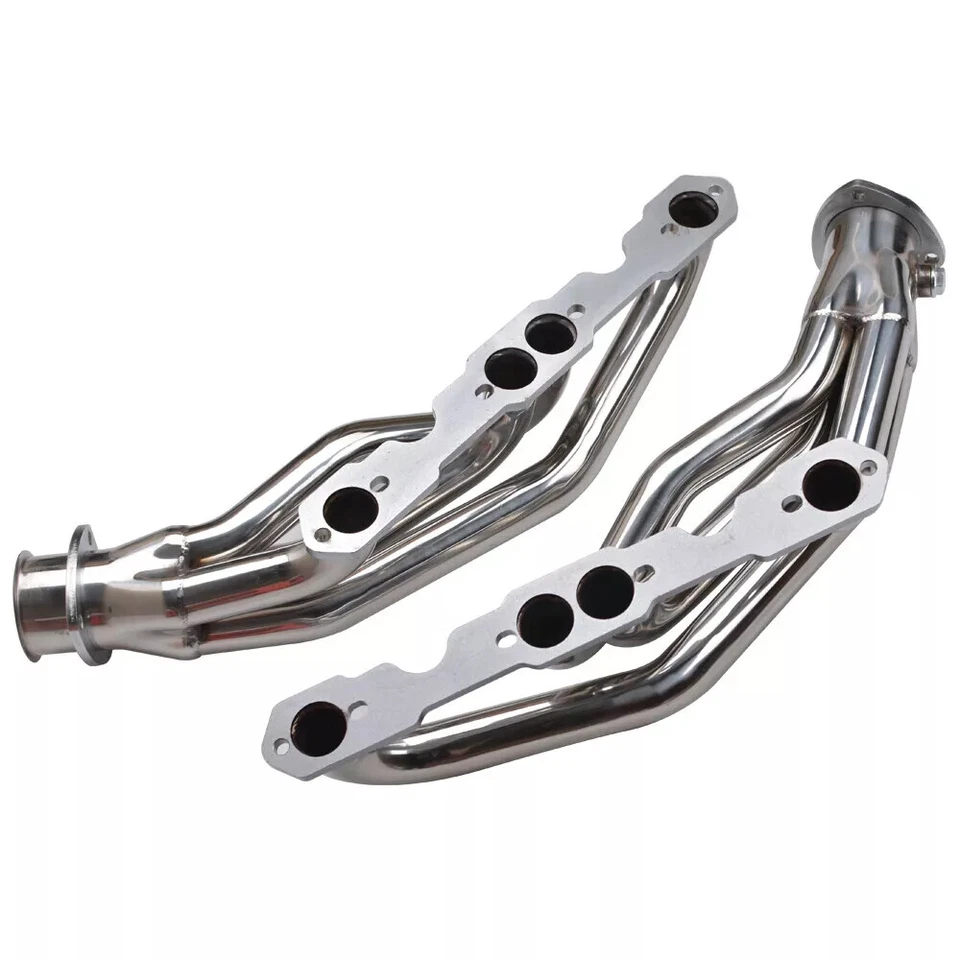 Stainless Steel Headers For 1988-1997 Chevy GMC TRUCK 1500 2500 3500 5.0L 5.7L Foto 3 de 4
