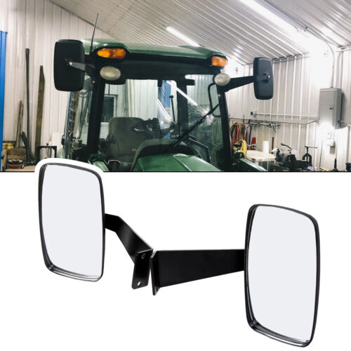 Left & Right Value Mirrors For JOHN DEERE 5000 & 6000 Series #DM2455000 - Picture 1 of 12