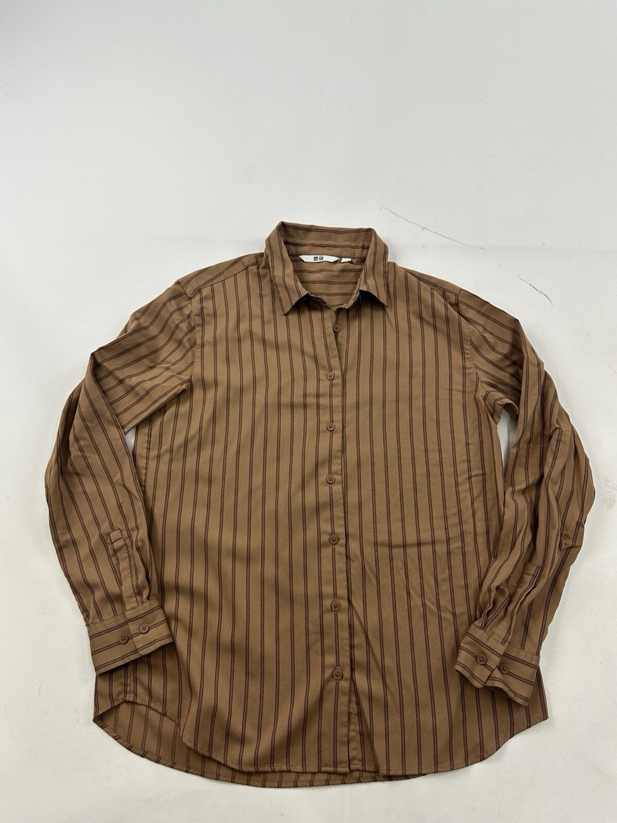トップス UNIQLO 331-401854(74-01) 464-0BPA-BTB Rayon Skipper Collar Blouse | 3/4 Sleeve | UNIQLO US