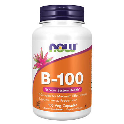 #ad NOW FOODS Vitamin B 100 100 Veg Capsules $20.83