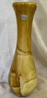 Vintage Cased Glass Fenton International Golden Sand Vase Yellow 15” 2008