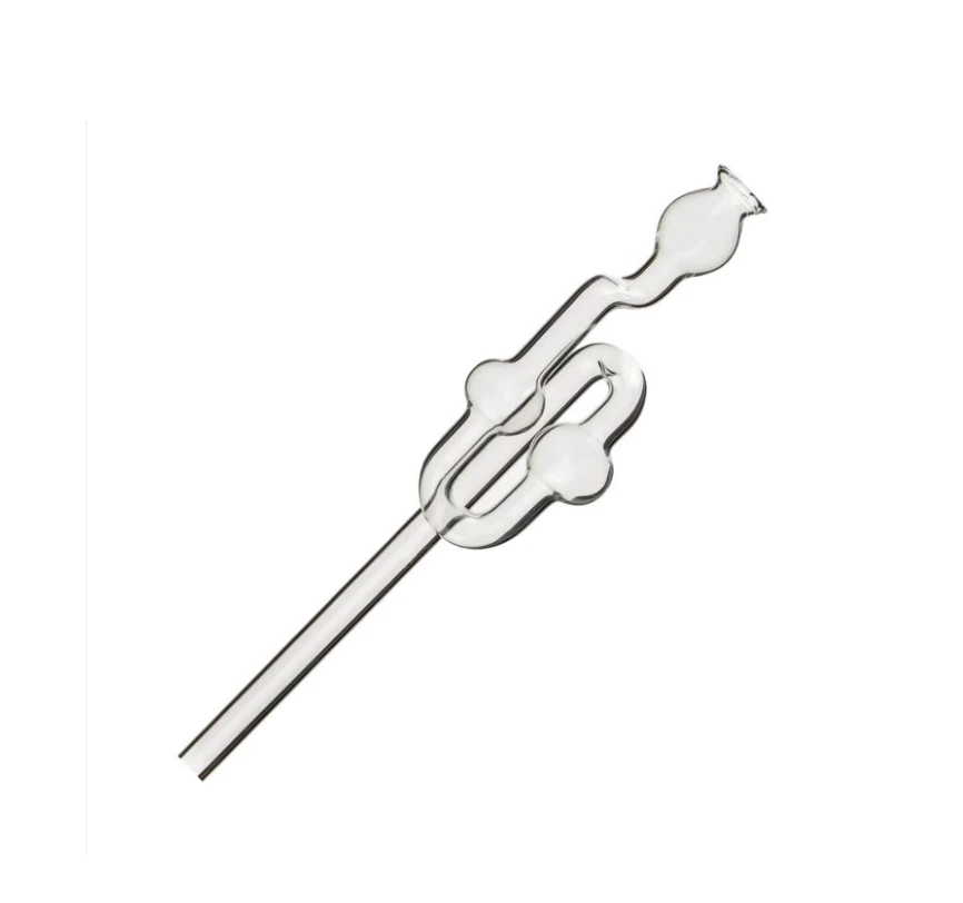 8 Gärröhrchen aus GLAS Ø8.5mm Gärrohr für Gummistopfen Gäraufsatz Gärspund SET - Bild 3 von 3