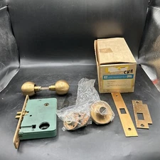 Corbin Russwin vintage door lock  bronze set 3 05 15 050  No Key 30 Day Warranty