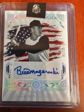 2025 Boys Of Summer Bill Mazeroski Americas Best Auto 1/25 Pirates HOF 1st Print
